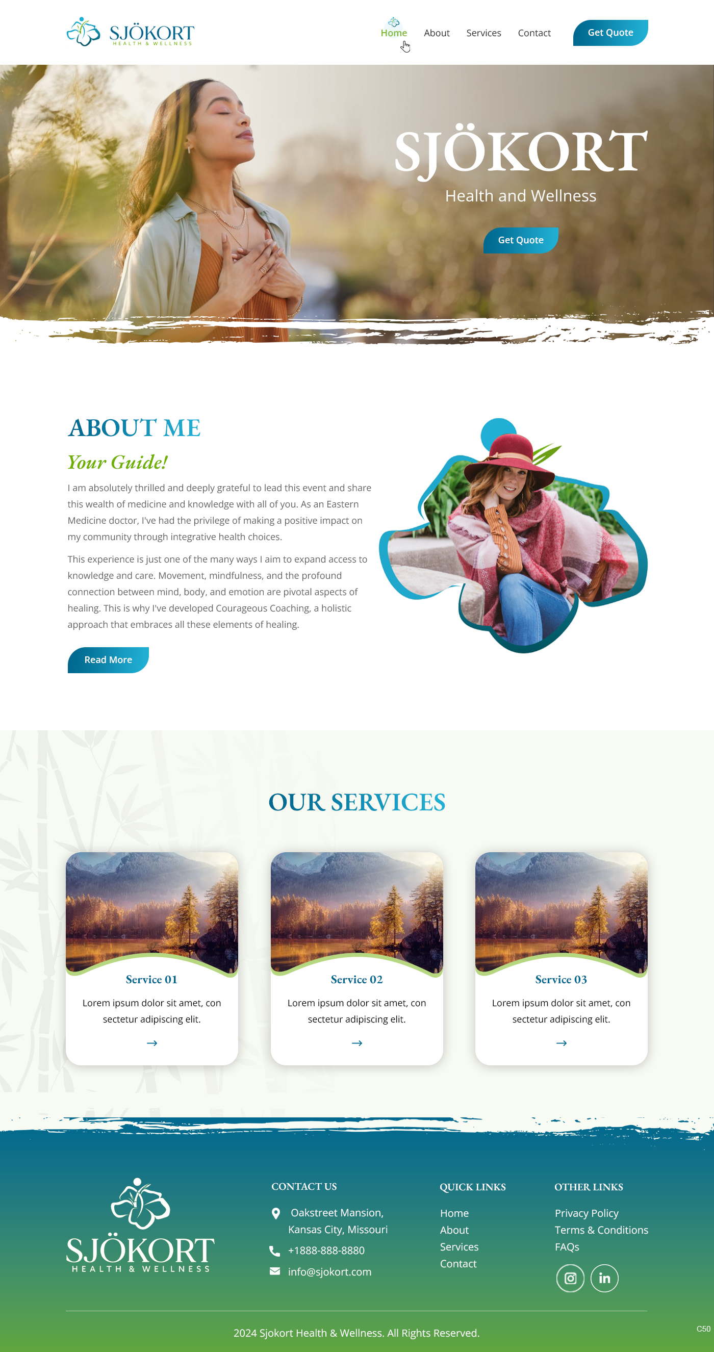Web Design by pb for Motion Point Acupuncture  | Design #32853037