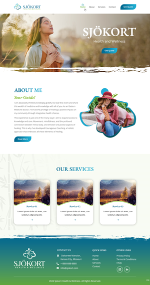 Web Design by pb for Motion Point Acupuncture  | Design: #32853037