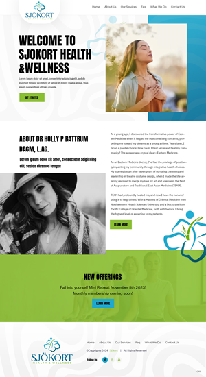 Web Design by pb for Motion Point Acupuncture  | Design: #32853038