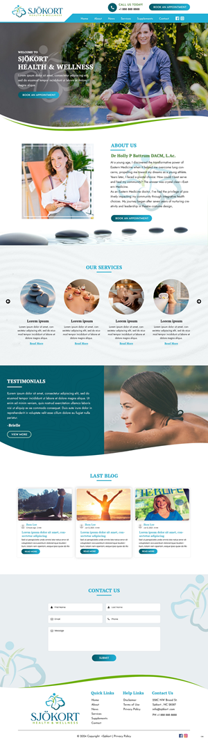 Web Design by pb for Motion Point Acupuncture  | Design: #32853039