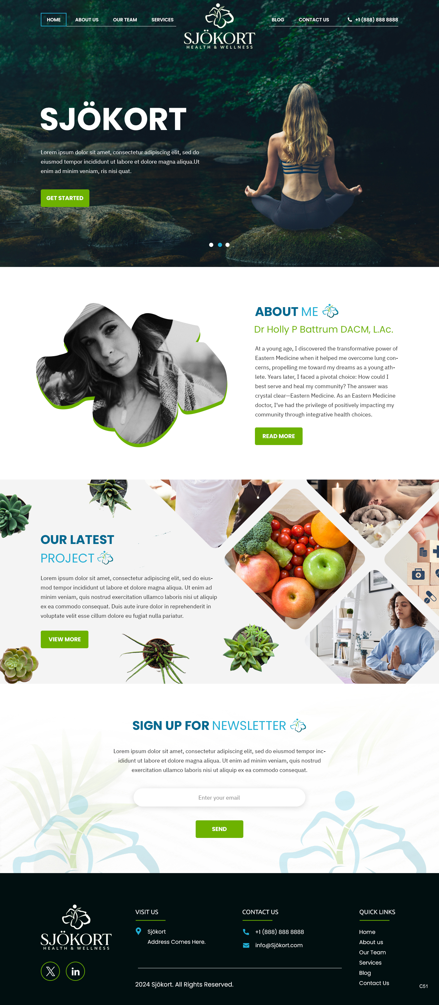 Web Design by pb for Motion Point Acupuncture  | Design #32853040