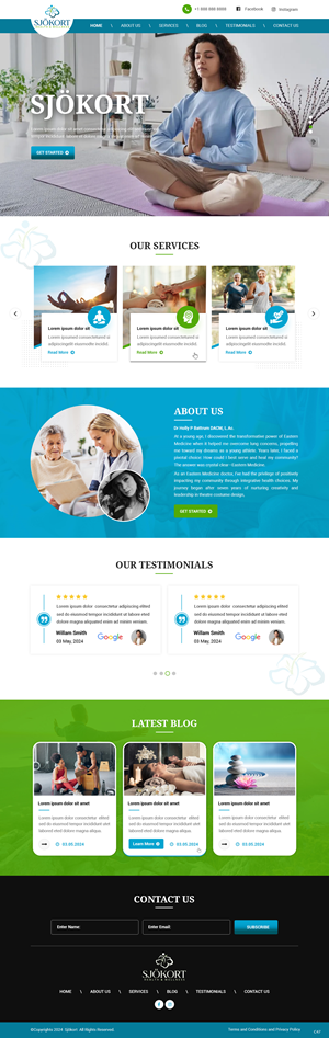 Web Design by pb for Motion Point Acupuncture  | Design: #32853041
