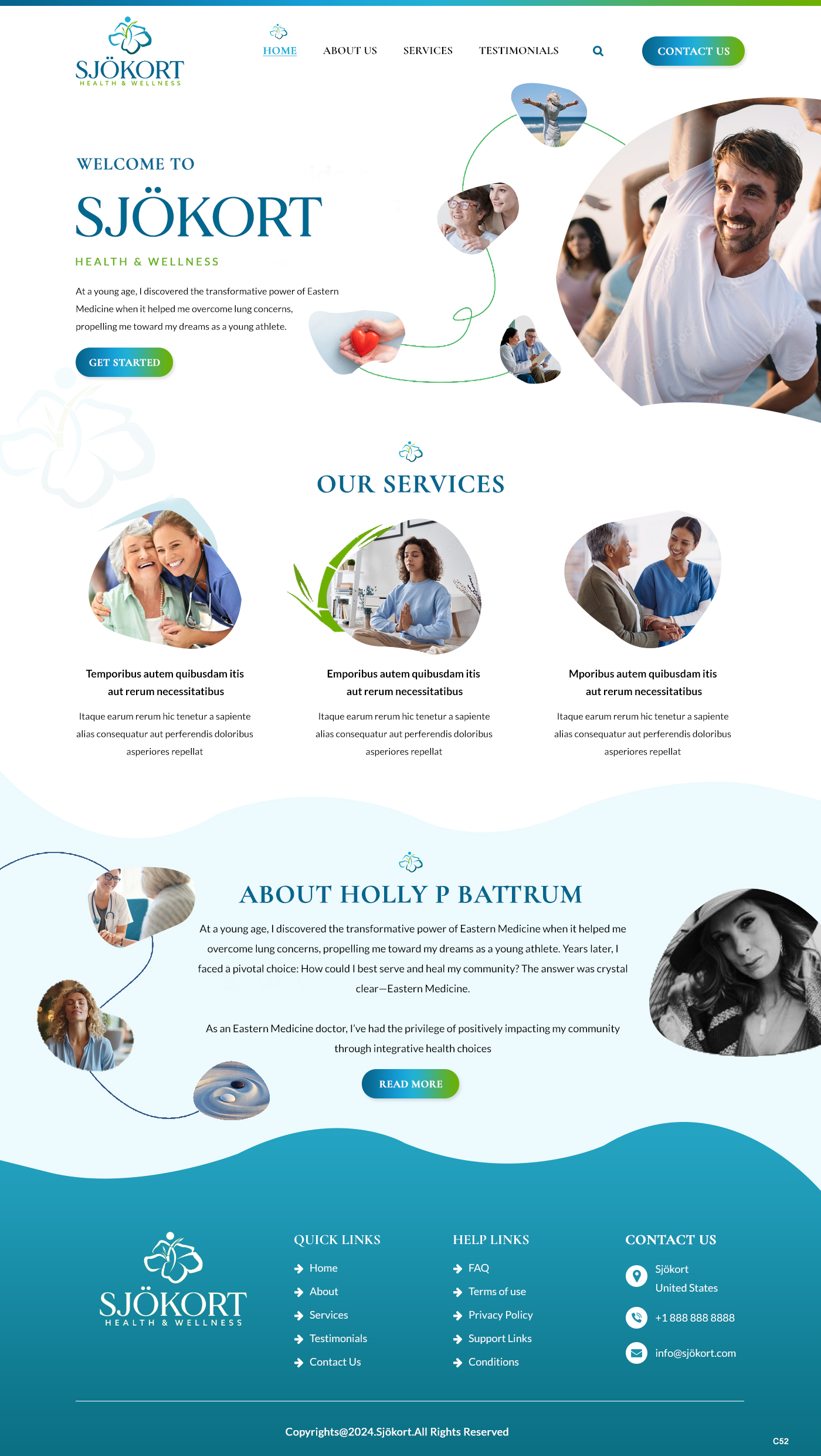 Web Design by pb for Motion Point Acupuncture  | Design #32853046