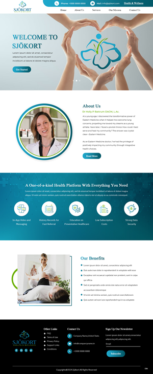 Web Design by pb for Motion Point Acupuncture  | Design: #32853048