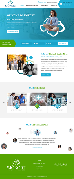 Web Design by pb for Motion Point Acupuncture  | Design: #32853049