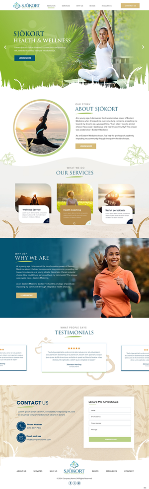 Web Design by pb for Motion Point Acupuncture  | Design: #32853053