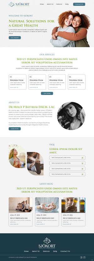 Web Design by pb for Motion Point Acupuncture  | Design: #32853054