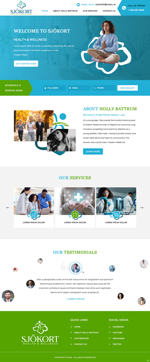 Web Design by pb for Motion Point Acupuncture  | Design: #32860288