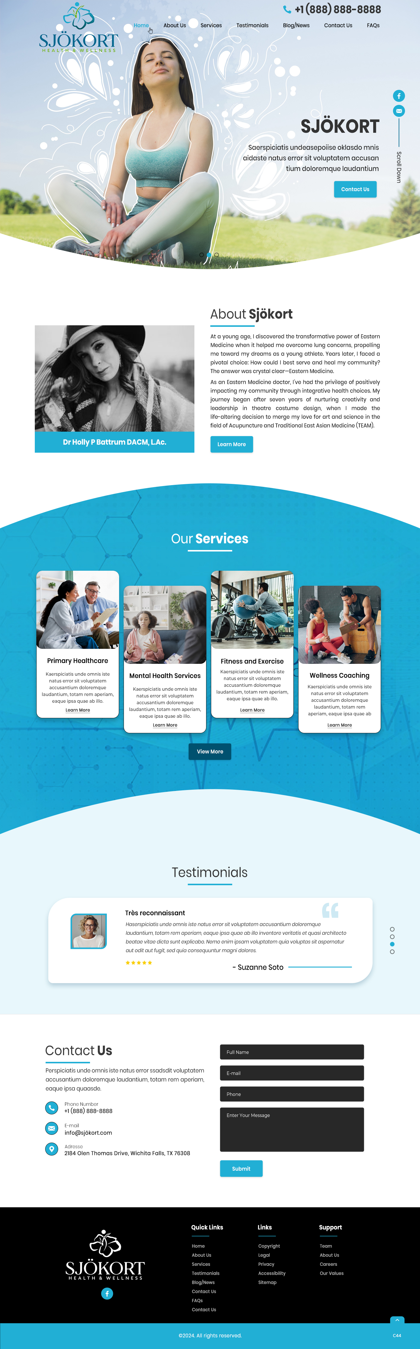 Web Design by pb for Motion Point Acupuncture  | Design #32860289