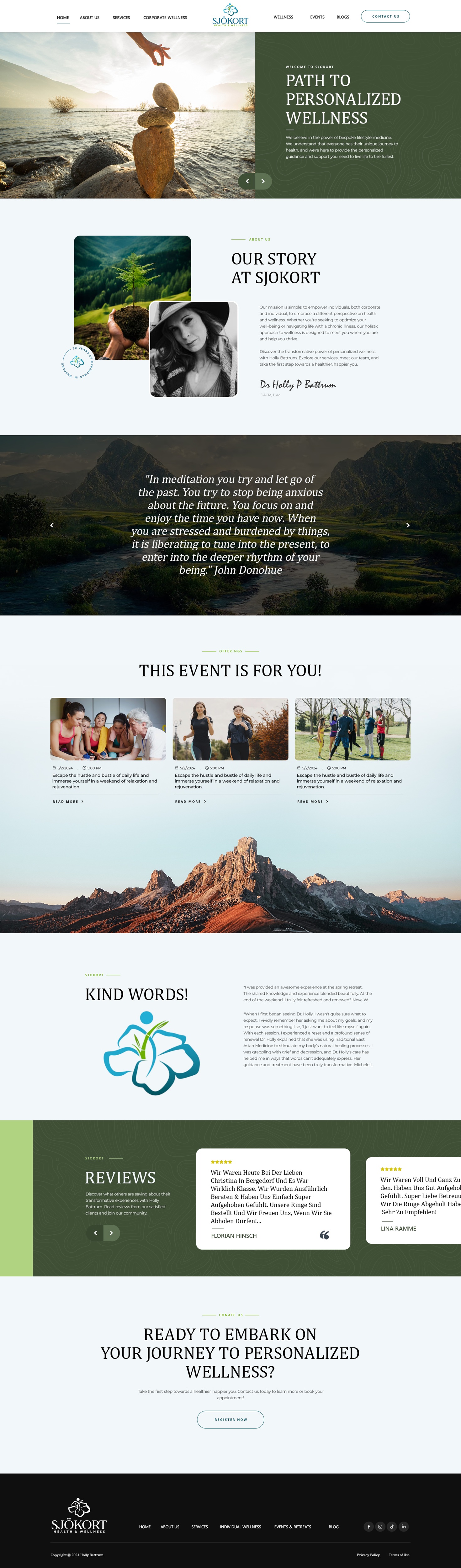 Web Design by nzdesigners for Motion Point Acupuncture  | Design #32862757