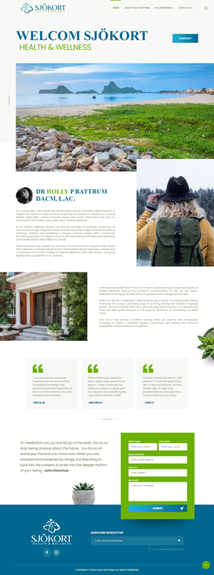 Web Design by nzdesigners for Motion Point Acupuncture  | Design: #32862774