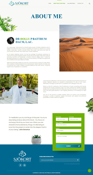 Web Design by nzdesigners for Motion Point Acupuncture  | Design: #32862775