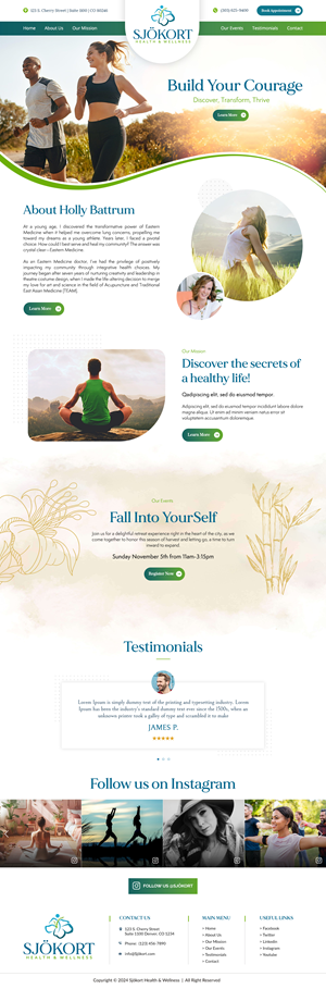 Web Design by SAI DESIGNS for Motion Point Acupuncture  | Design: #32856236