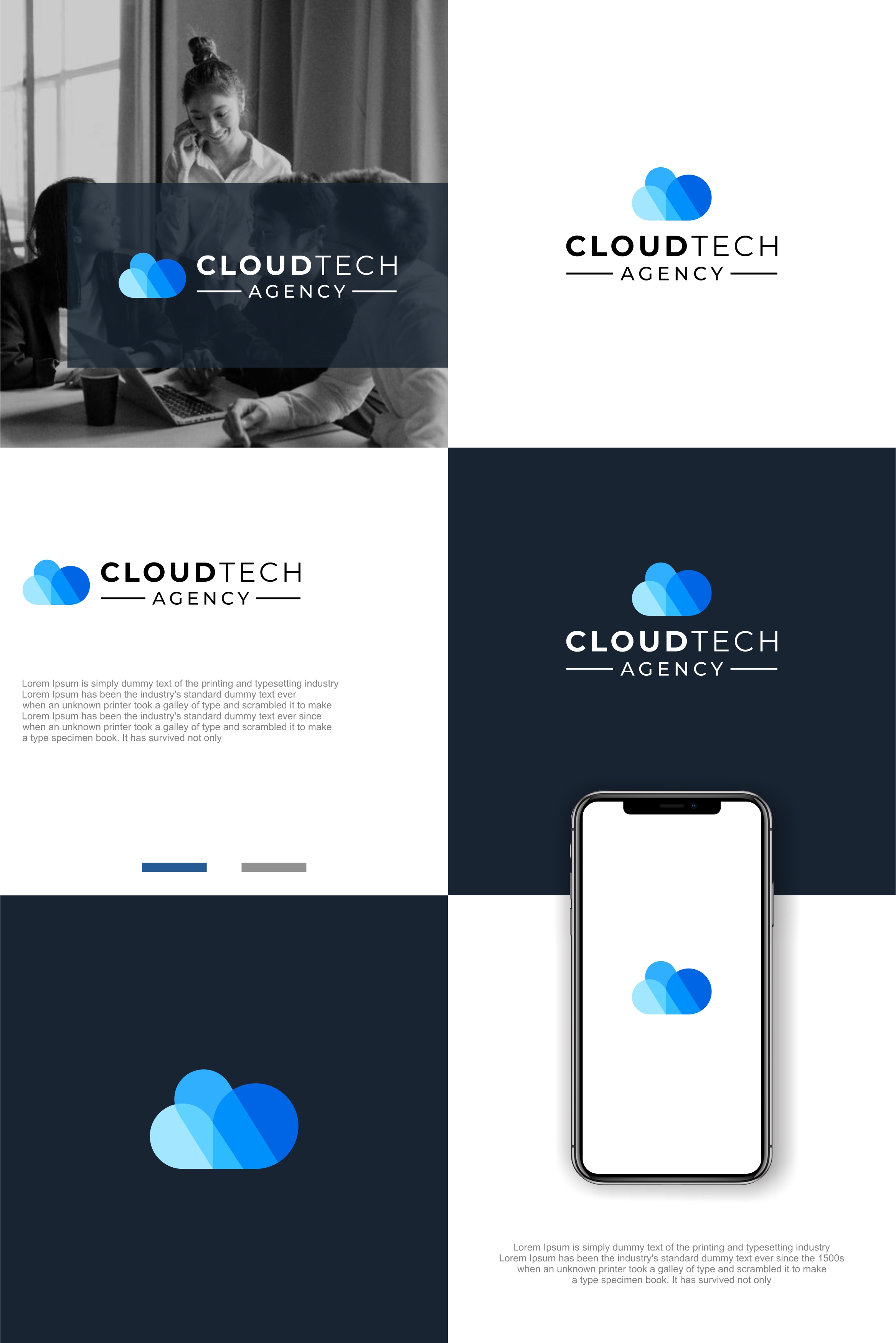 Serious, Modern, Information Technology Logo Design for CloudTech ...