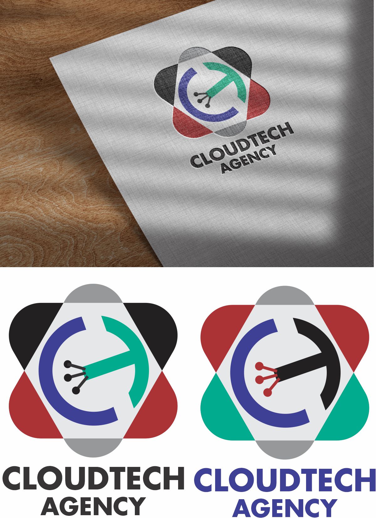 Serious, Modern, Information Technology Logo Design for CloudTech ...