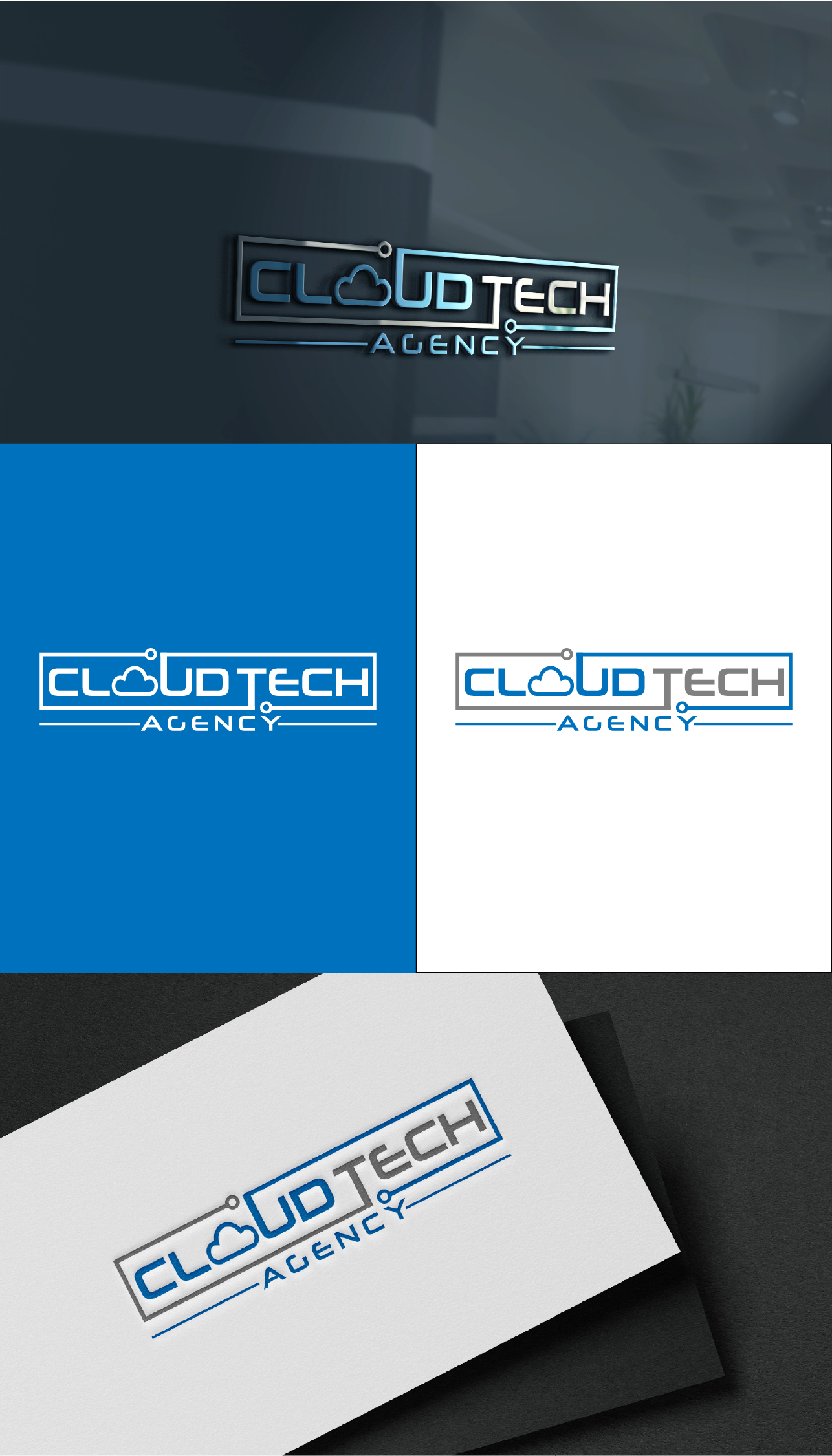 Serious, Modern, Information Technology Logo Design for CloudTech ...