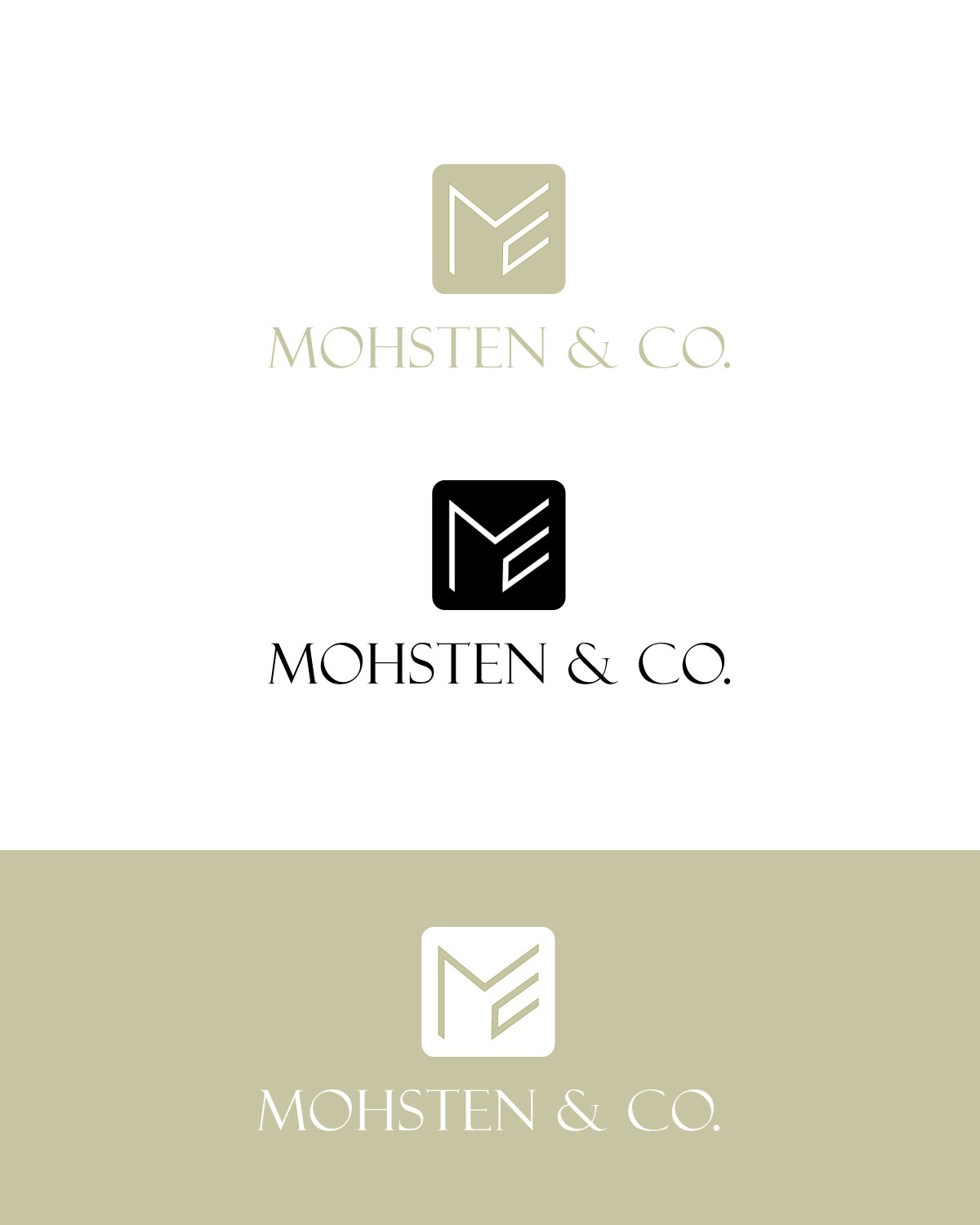 Logo Design by CreativeFeather for Mohsten & Co. | Design #32884129