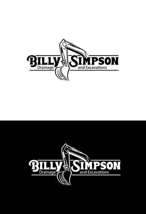 Diseño de Logo por LogoPoko para Billy Simpson Drainage and Excavations | Diseño #32854022