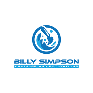 Logo Design by waee for Billy Simpson Drainage and Excavations | Design: #32859642