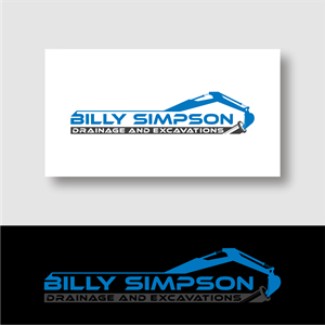 Logo Design by semarco for Billy Simpson Drainage and Excavations | Design: #32852234