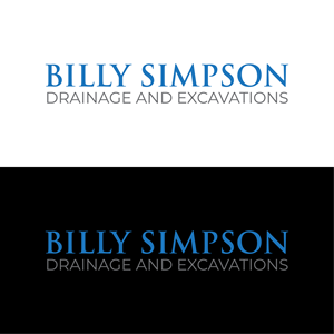Logo Design by design wae for Billy Simpson Drainage and Excavations | Design: #32852226