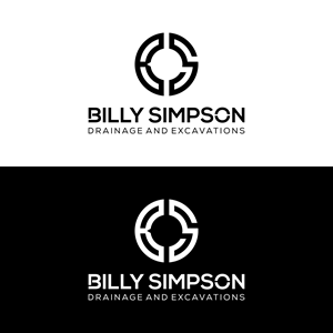 Logo Design by anak hits for Billy Simpson Drainage and Excavations | Design: #32851830