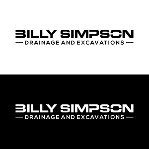 Logo Design by Solikin Design for Billy Simpson Drainage and Excavations | Design: #32852183