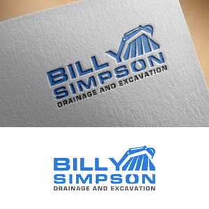 Logo Design by ADBronze for Billy Simpson Drainage and Excavations | Design: #32872240
