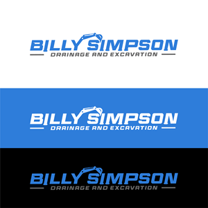 Logo Design by ADBronze for Billy Simpson Drainage and Excavations | Design: #32872241