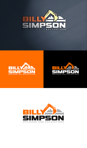 Logo Design by BehindSymbols for Billy Simpson Drainage and Excavations | Design: #32882482
