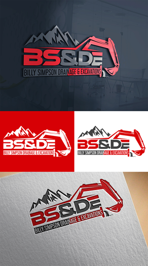 Diseño de Logo por Imran_me para Billy Simpson Drainage and Excavations | Diseño #32868332