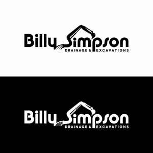 Logo Design by Ashani Bhattacharya for Billy Simpson Drainage and Excavations | Design: #32856968