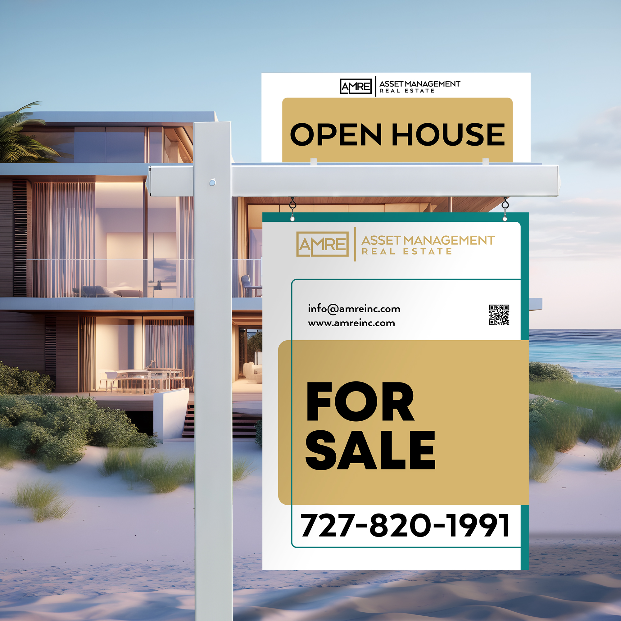 Signage Design by Drutu for Asset Management Real Estat | Design #32860270
