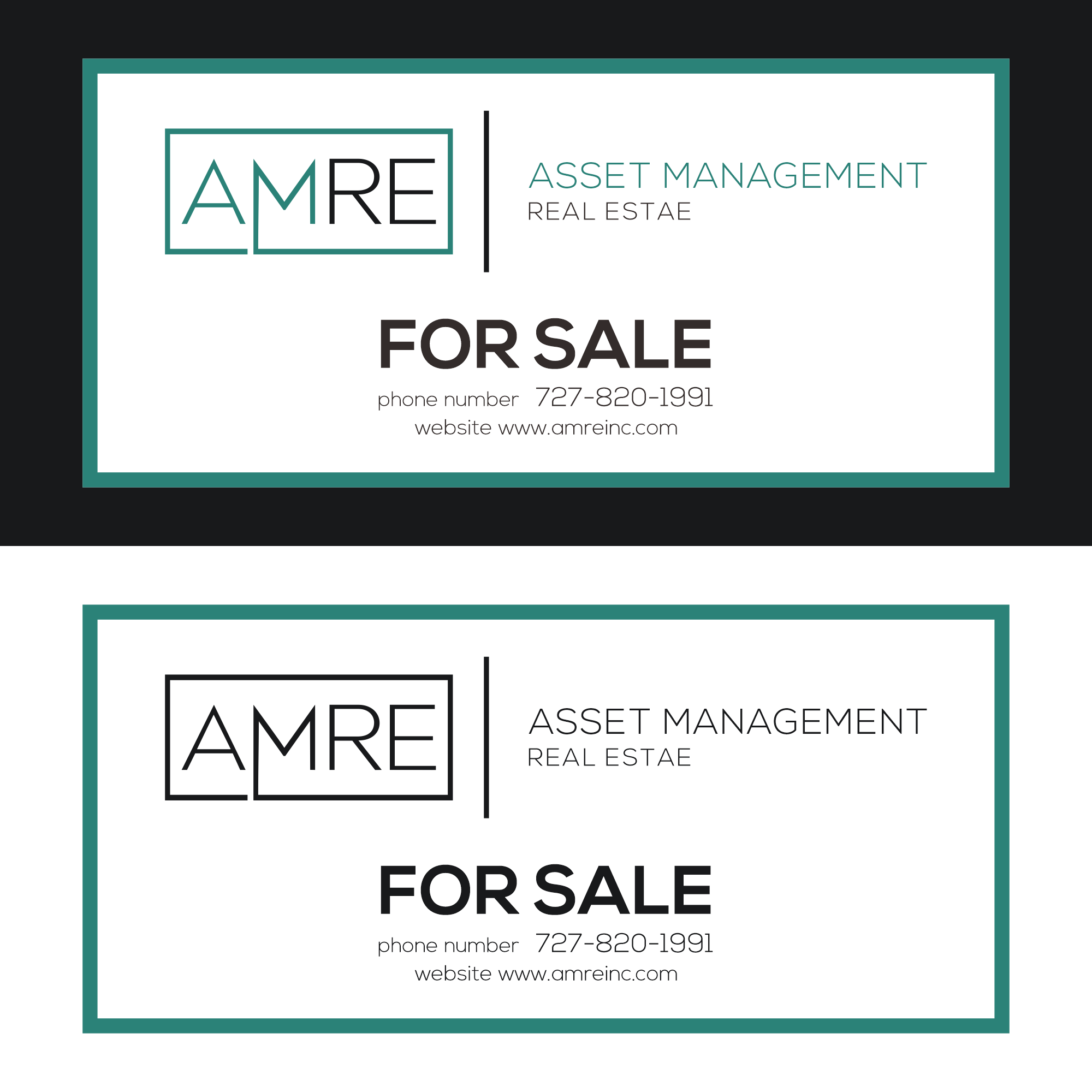 Signage Design by Dita Ta for Asset Management Real Estat | Design #32853870