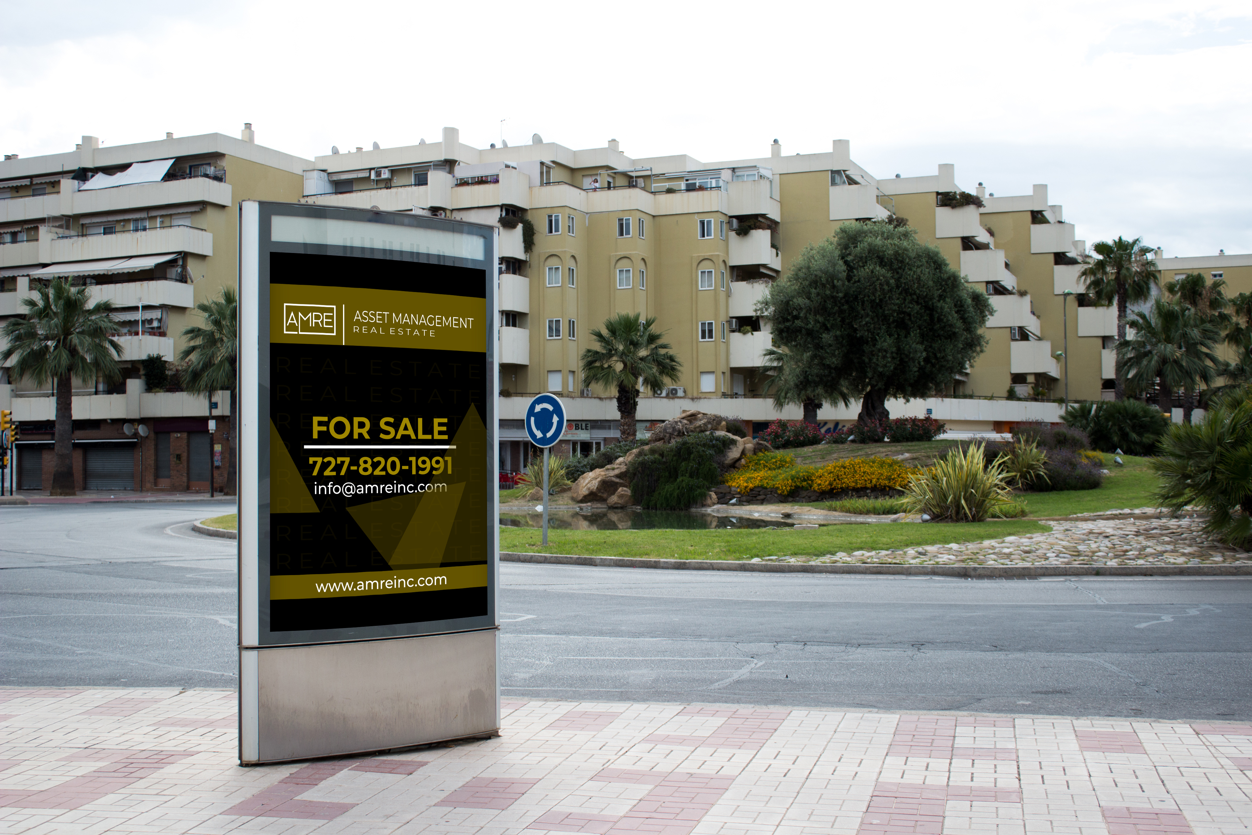Signage Design by MooezaStudio for Asset Management Real Estat | Design #32888104