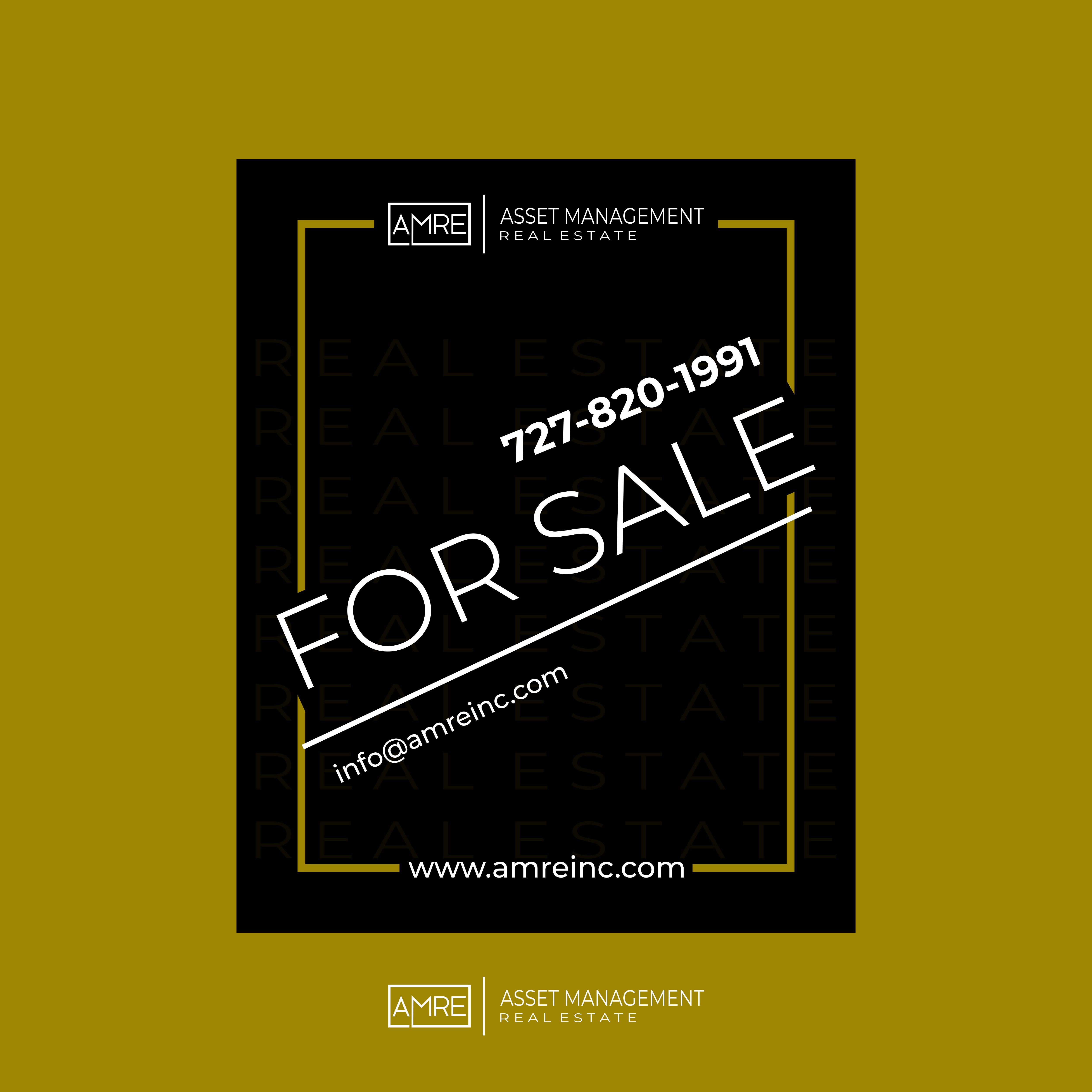 Signage Design by MooezaStudio for Asset Management Real Estat | Design #32888327