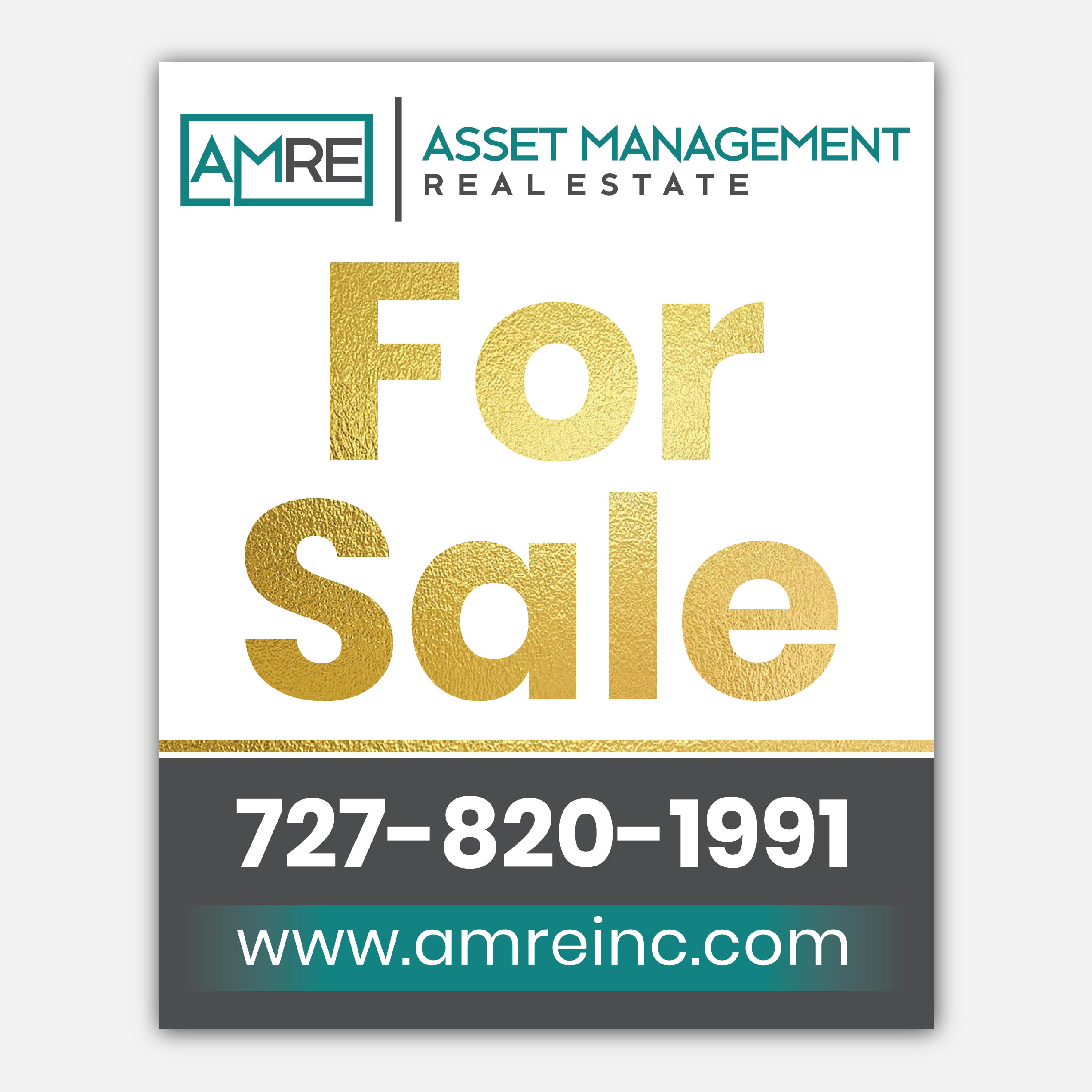 Signage Design by Bidita Saha for Asset Management Real Estat | Design #32868925