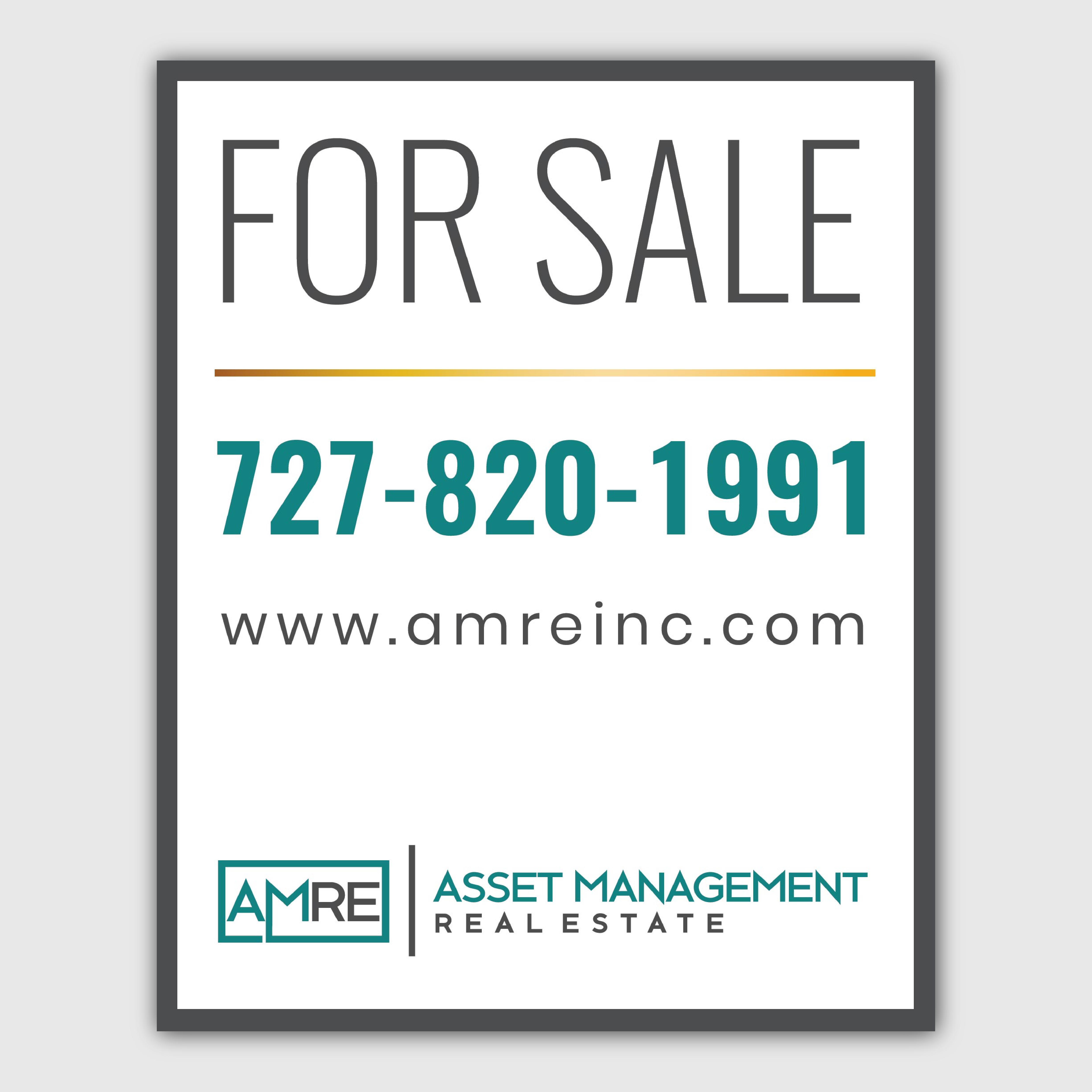 Signage Design by Bidita Saha for Asset Management Real Estat | Design #32878921