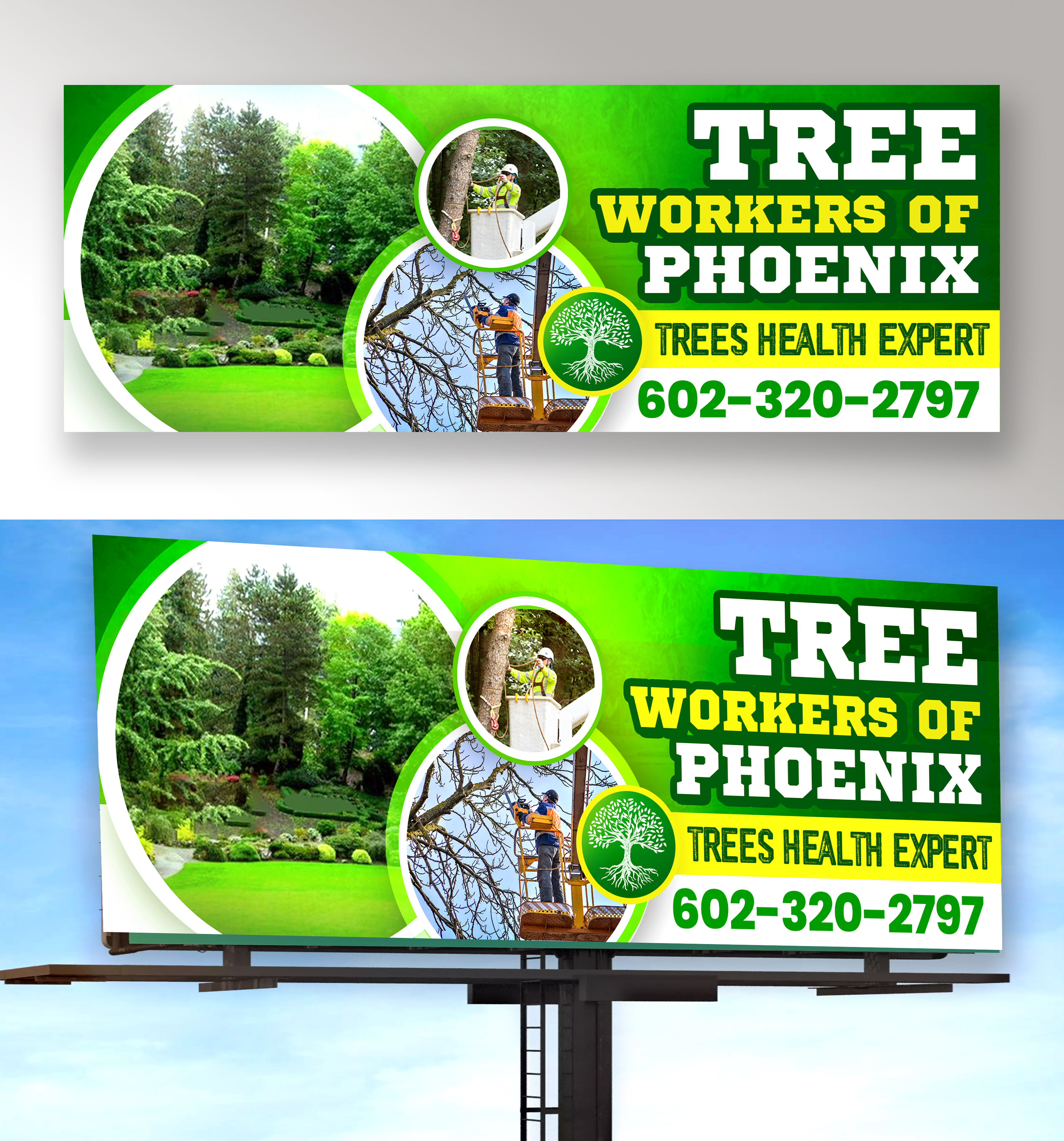 Billboard Design by Md. Humayun for Tree Workers Of Phoenix | Design #32855003