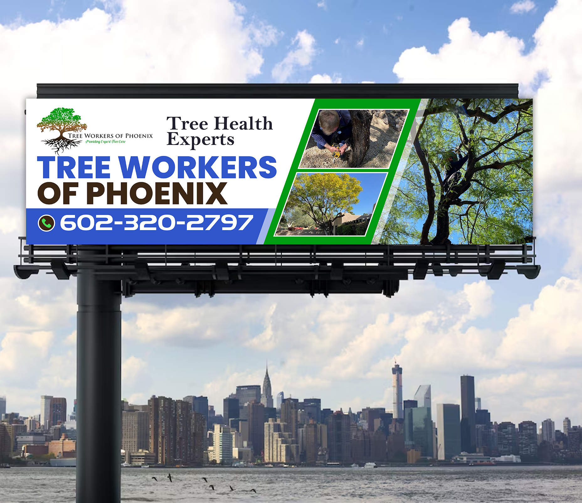 Werbetafel-Design von ArtHive für Tree Workers Of Phoenix | Design #32853445