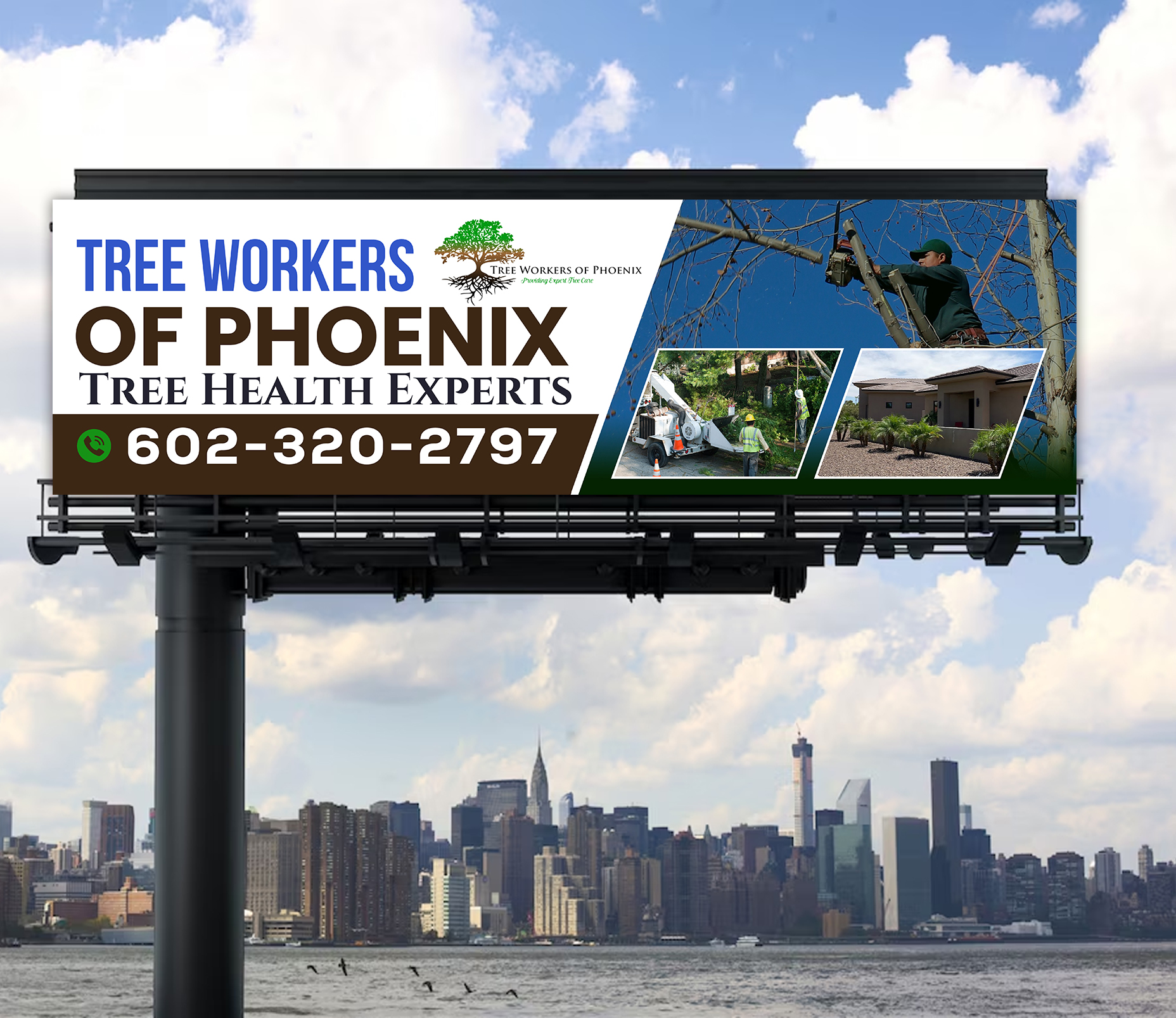 Billboard Design by ArtHive for Tree Workers Of Phoenix | Design #32853561