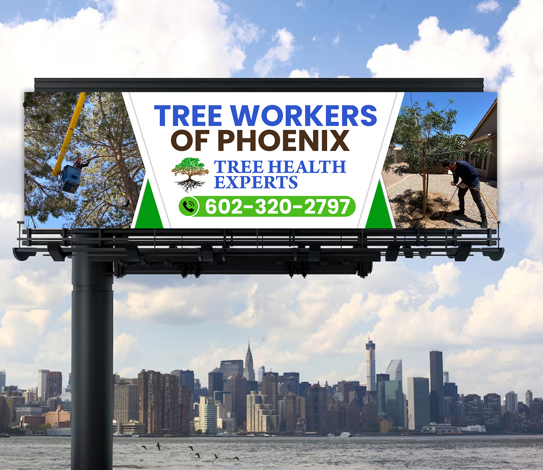 Werbetafel-Design von ArtHive für Tree Workers Of Phoenix | Design #32860689