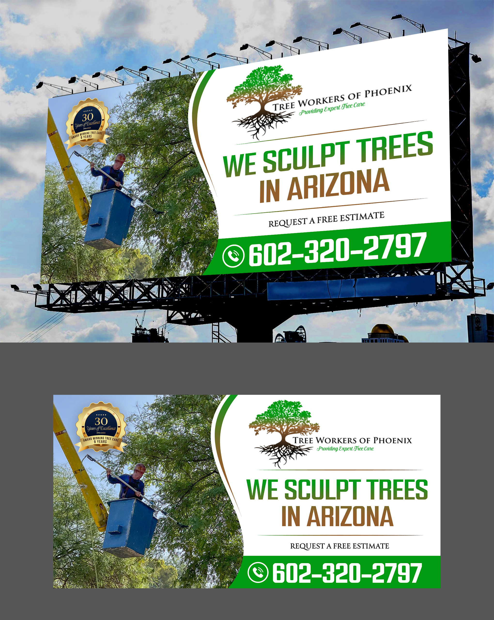 Diseño de Cartelera por Adi GFX para Tree Workers Of Phoenix | Diseño #32857770