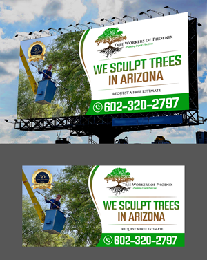 Design de Panneau par Adi GFX pour Tree Workers Of Phoenix | Design #32857770