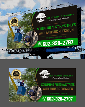 Design de Panneau par Adi GFX pour Tree Workers Of Phoenix | Design : #32857772