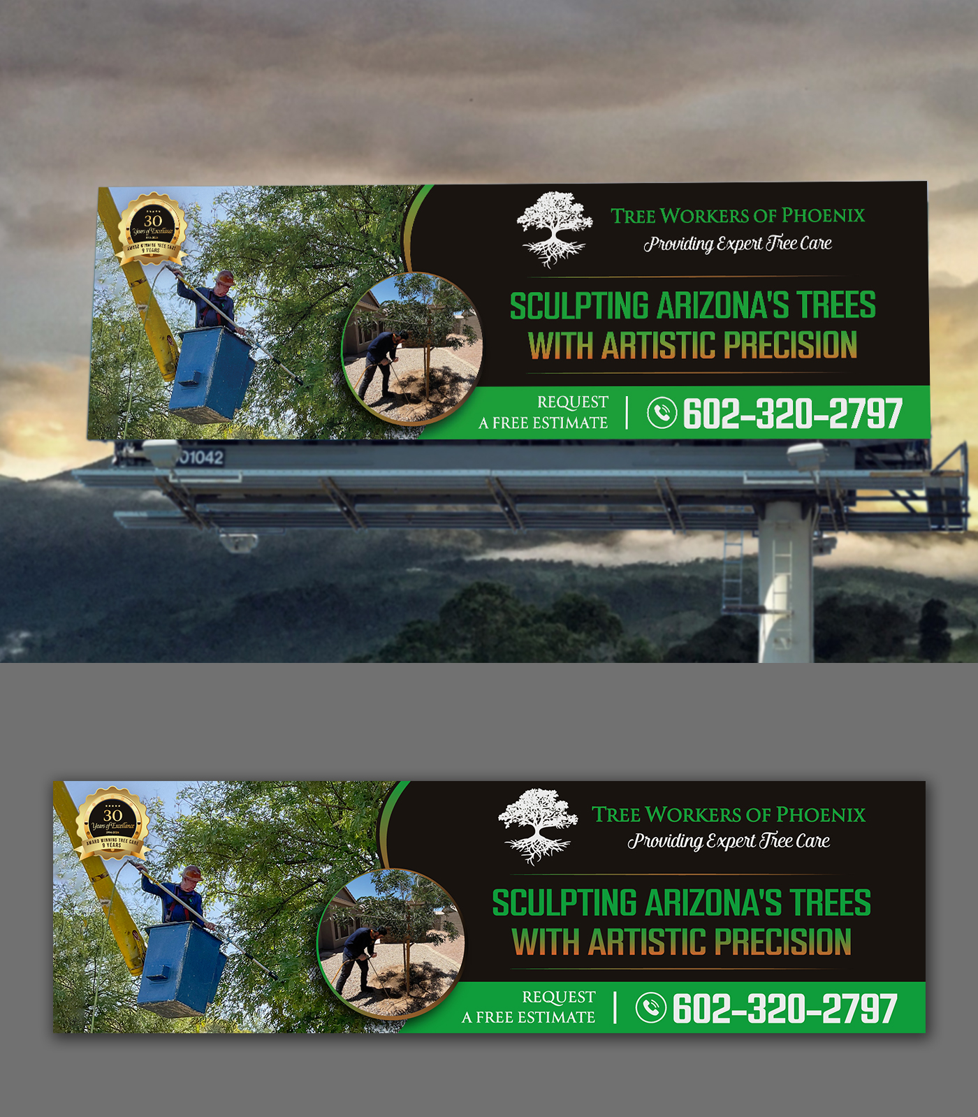 Design de Panneau par Adi GFX pour Tree Workers Of Phoenix | Design : #32861203