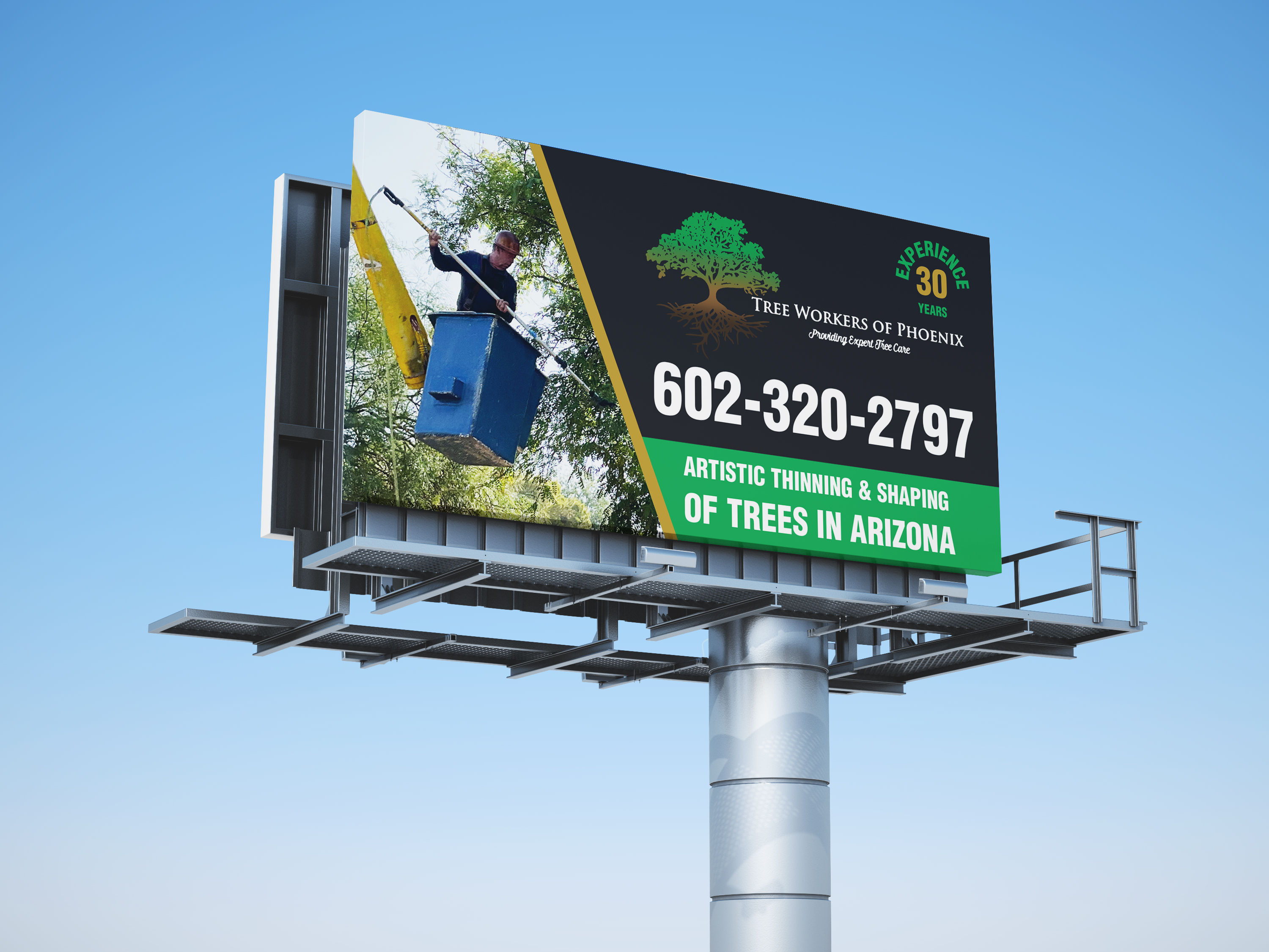 Billboard Design by saurov for Tree Workers Of Phoenix | Design #32856691