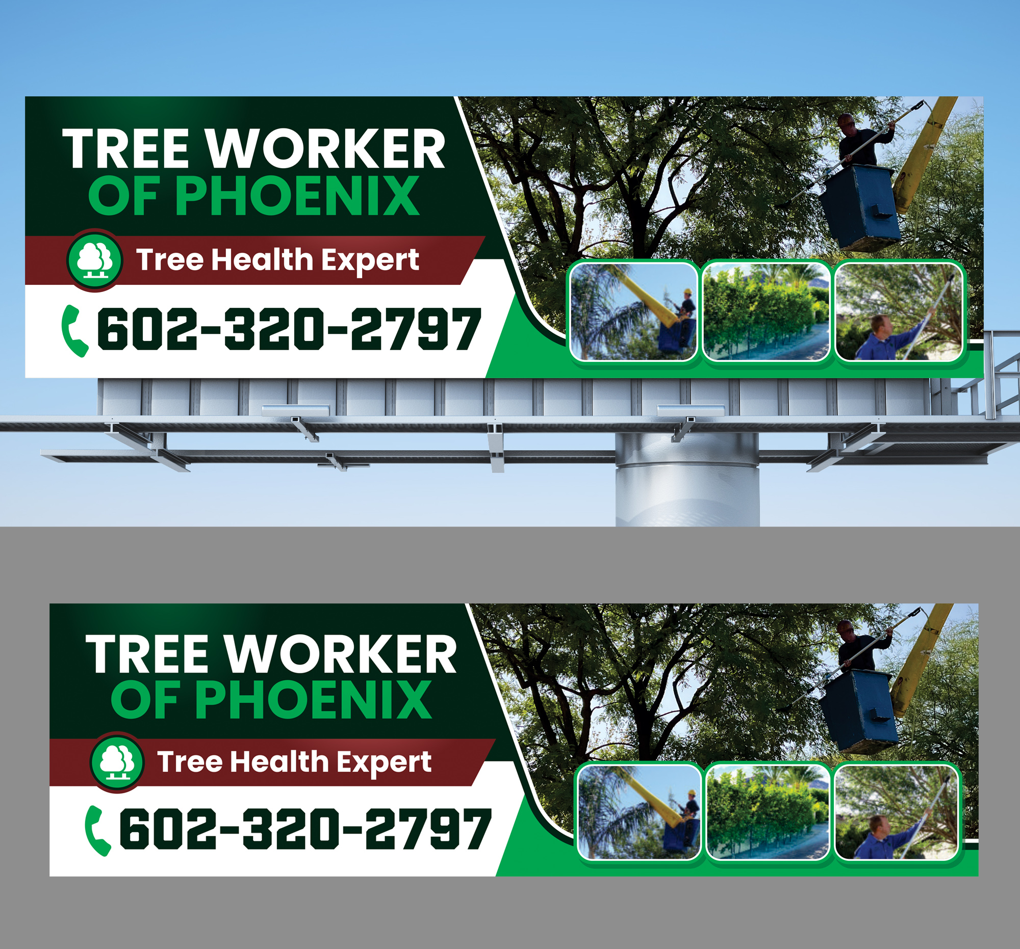 Diseño de Cartelera por Dzhafir para Tree Workers Of Phoenix | Diseño #32857224