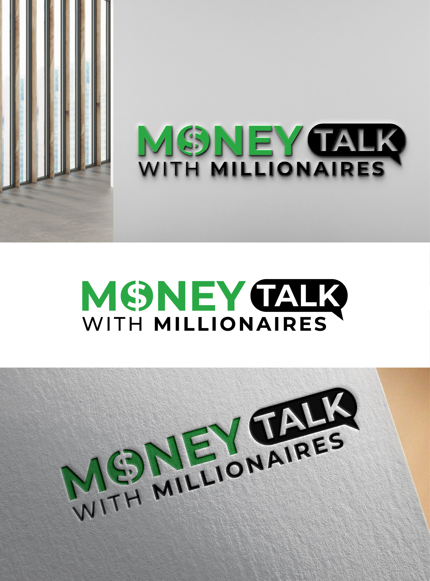 Logo Design by design wae for Money Talk with Millionaires | Design #32880609