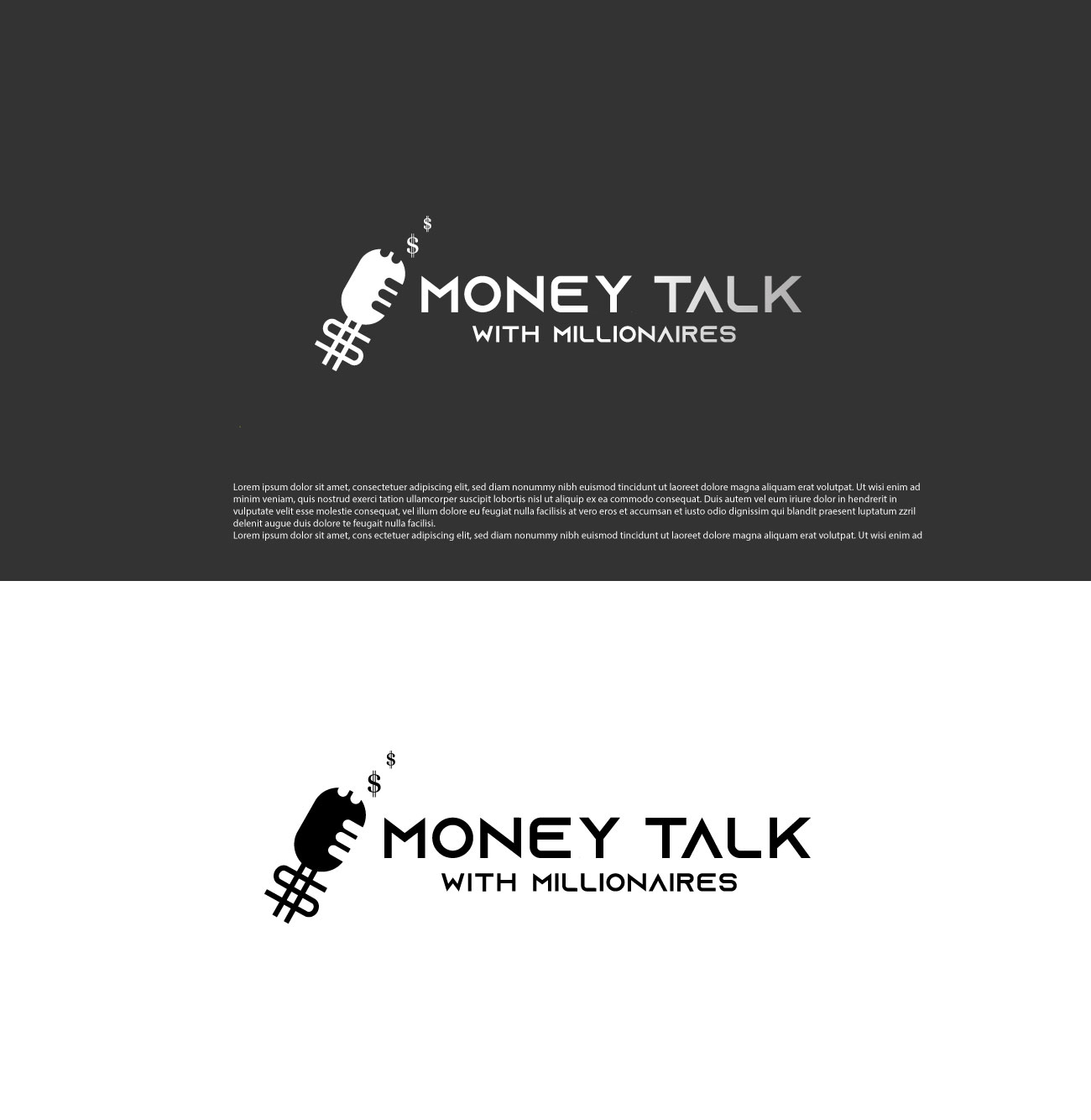 Logo Design by Art_lv for Money Talk with Millionaires | Design #32892931